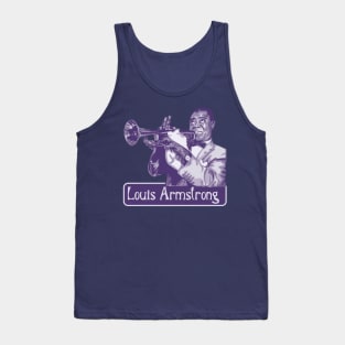 Louis Armstrong Portrait Tank Top